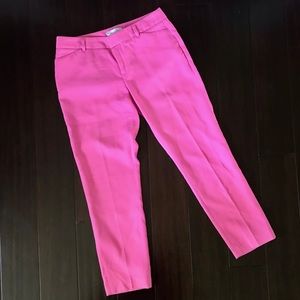 Pink GAP Slim Cropped Dress Pants